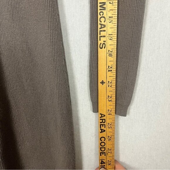 Wilfred Aritzia Cove ribbed collar button up sweater dress Sz 2XS - Picture 11 of 13